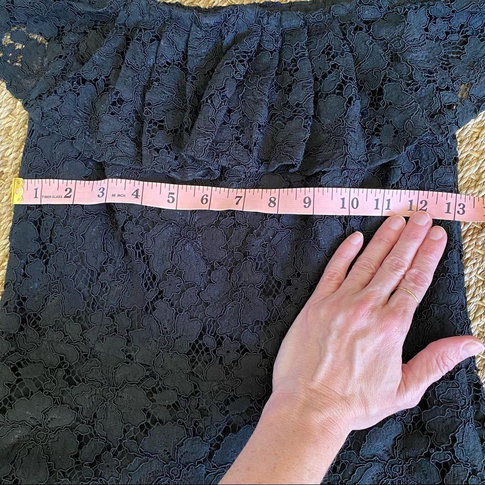 Sandro Paris Poetry Black Lace Romper - Picture 9 of 15